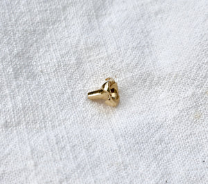 Solid Gold Puakenikeni Charm (Floating)