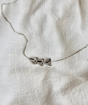 STERLING SILVER Puakenikeni Floating Necklace