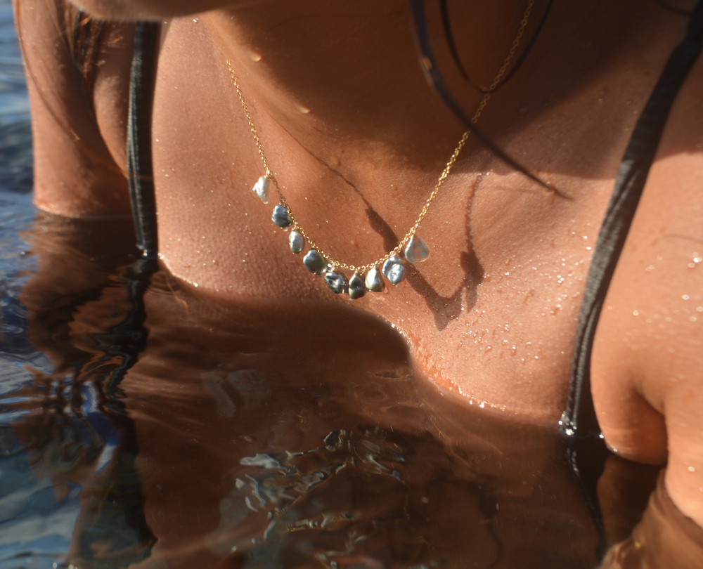 Keshi Mermaid Necklace
