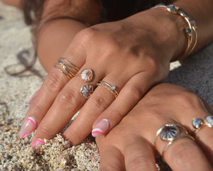 Double 'Opihi Cuff Ring