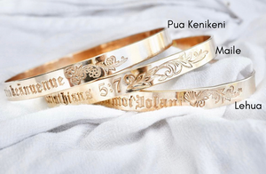 7MM Keiki (Child) Scroll Bangle