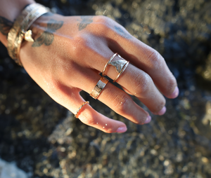 Shark Tooth Cuff Ring