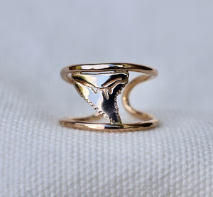 Shark Tooth Cuff Ring