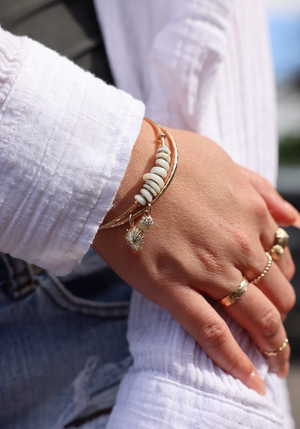 Solid Gold 'Opihi Bangle Charm
