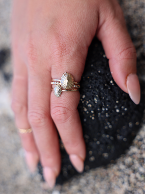 Solid Gold Opihi Ring
