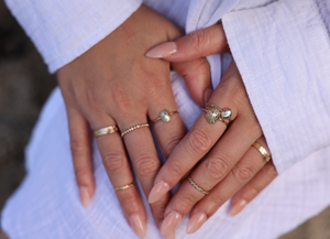 Solid Gold Opihi Ring