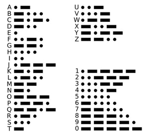 Morse Code Birthstone Letter Huggie Hoops