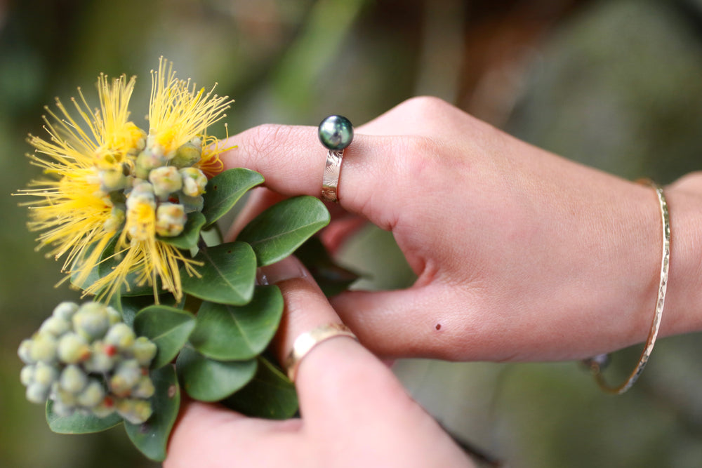 Tahitian Leimamo Ring