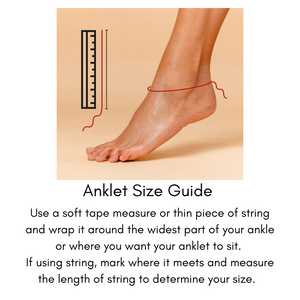Initial Toggle Anklet