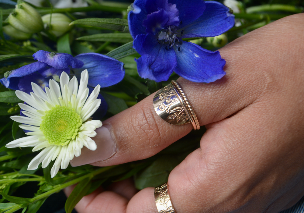 Birth Flower Garden Ring