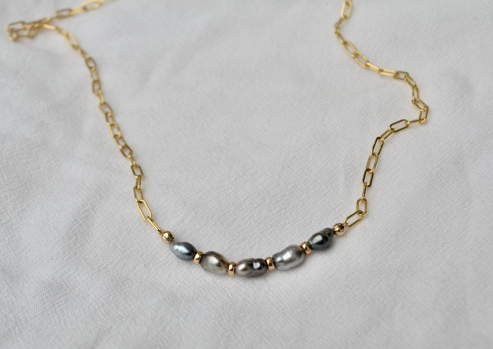 Chunky Keshi 'Elima Necklace