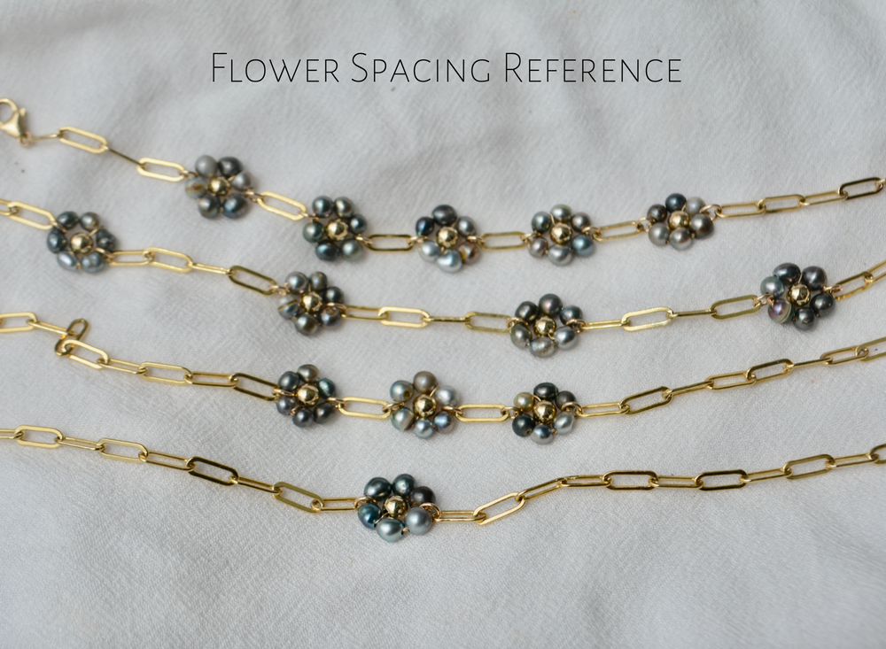 Keshi Flower Bracelet