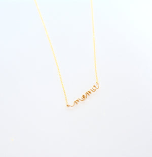 
            
                Load image into Gallery viewer, Wrapped Mama Necklace
            
        