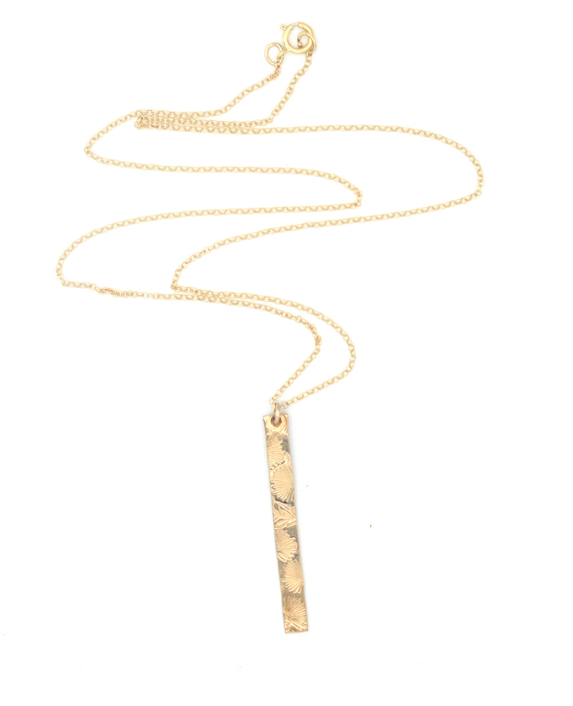 Leimamo Vertical Bar Necklace