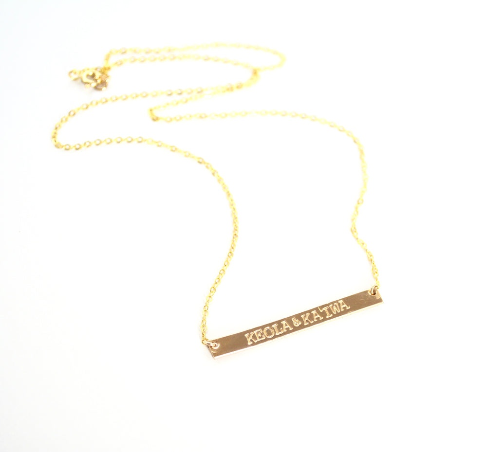 4MM Bar Necklace