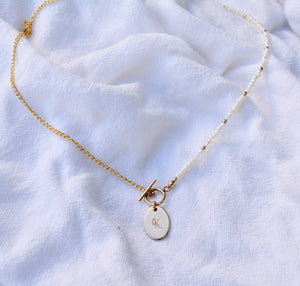 Freshwater Pearl Hapa Necklace